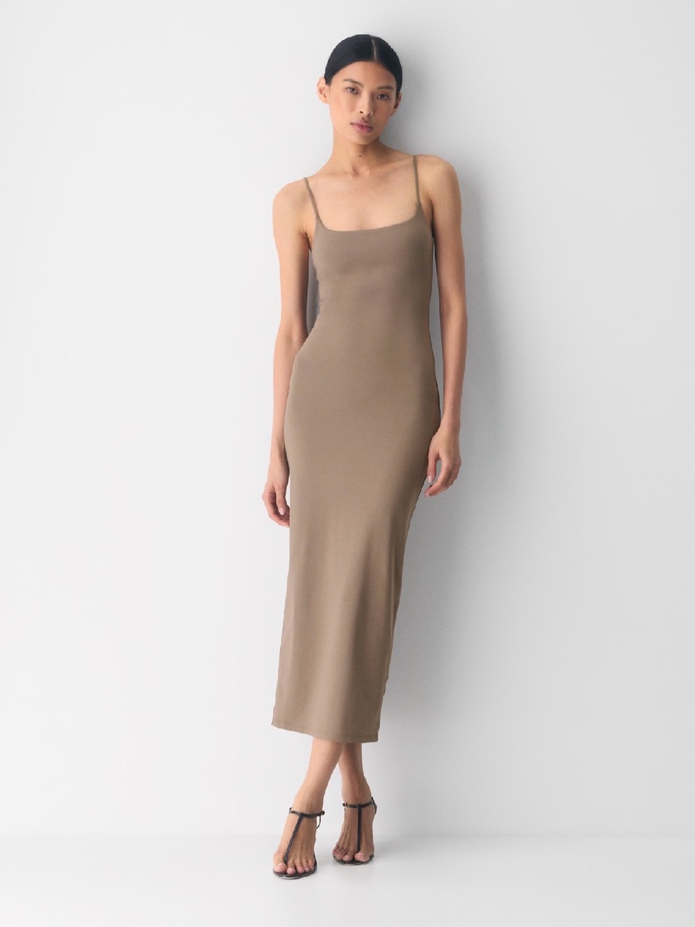 Aritzia casual contour maxi cami dress
